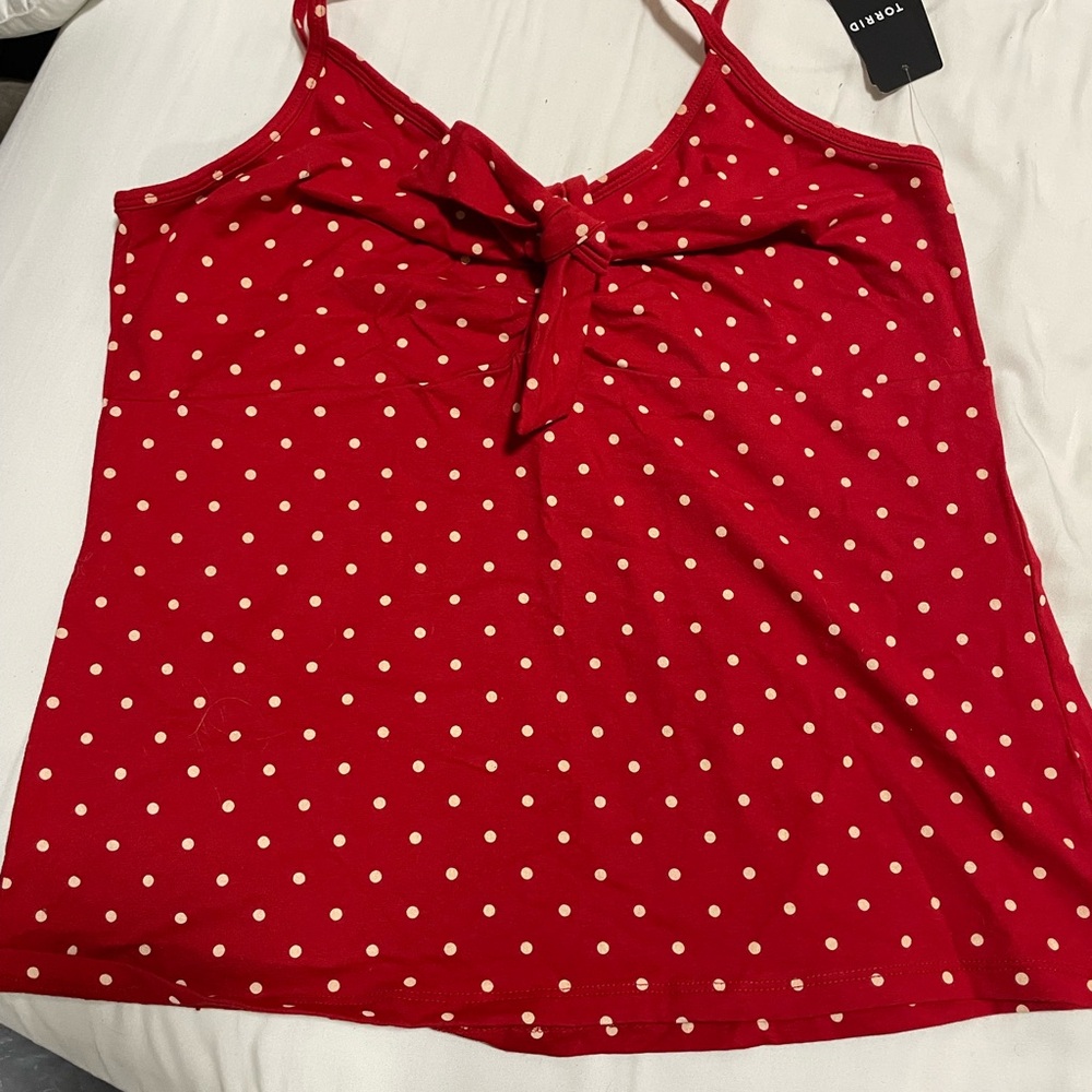 Torrid Red Polka Dot Camisole